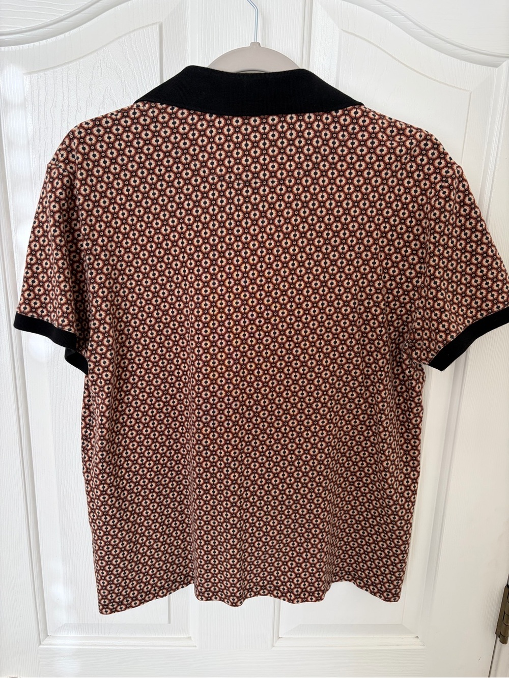 Express Geo Print Polo Shirt (M) - Picture 3 of 3